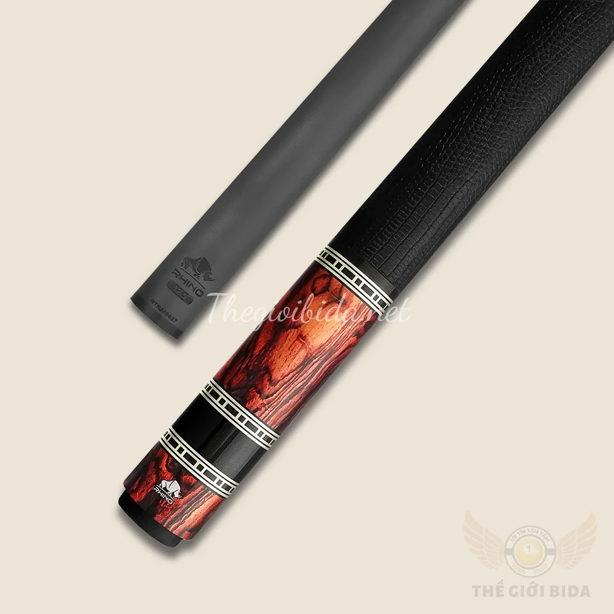Rhino-RETRO-Pool-Cue-Cocobolo