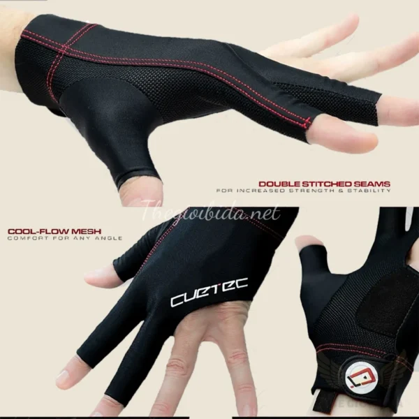 găng tay cuetec đen 1